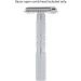 Double Edge Shaving Razor - Open Comb Head Men's Shaver Tool for Precision Shaving | International Shipping Available - Buy Online on GoSupps.com
