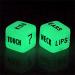 Glow in The Dark Love Dice- for Couple, Anniversary, Valentines Day, Gift for Him,Her,Husband,Wife Glow in the Dark Dice