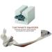 Sgnsvj 4Pcs Multifunctional Toothpaste Tube Squeezer Plastic Tooth Paste Holder Dispenser - Buy Online on GoSupps.com