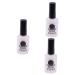 FOMIYES Quick Drying Nail Polish Nail Polish 3pcs Glue Palisade Anti-overflow Glue Latex Liquid Tape Glue Polish Skin Cream Nail Fast Drying Nail Polish Pink Nail Polish mediumx3pcs Pinkx3pcs