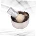 Frcolor 3-Set Travel Shaving Brush for Men | Stainless Steel Shaving Bowl & Beard Brush | Men's Grooming Essentials 9.3x5cm - Buy Online on GoSupps.com