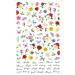 8 Sheet Spring Butterfly Nail Art Stickers Decals Self Adhesive Design Tips Nail Decoration for Women Girls - Buy Online on GoSupps.com