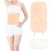 Casting oil wraps reusable organic cotton castor oil compress to detoxify the liver as sleep aid when constipation castor oil with adjustable rubber band khaki (not included)