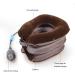 Brown Neck Stretcher Inflatable Air Neck Traction Apparatus Devic Neck Cervical Collar Pillow Pain Stress Pain Relief Tractor - Buy Online on GoSupps.com