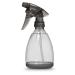 Bar5F Plastic Spray Bottle, 12 oz | Leak Proof, Empty, Trigger Handle, Adjustable Fine to Stream Output, Refillable, Heavy Duty Sprayer for Hair Salons & Spas, Household Cleaners, Cooking | Smoke Grey