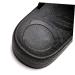 Veemoon Black Slippers Leather Slides Non- Slippers Couple Slippers Anti-static Slippers Black Work Shoes Lovers Black Size 2