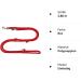 Premium Double Dog Leash for Medium Dogs - 2.80m Red Training Leash in 39 Colors | Durable & Stable for Dogs up to 45kg - Buy Online on GoSupps.com