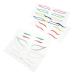 BESTYASH Autocollant Eye-Liner Color Waterproof Lot de 4 pour Maquillage des Yeux Autocollants de F te Cosplay Facile Appliquer