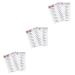 FOMIYES 6 Pcs 3d Eyebrow Stickers Water Proof Template Women's ze001x3pcs Blackx3pcs