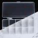 OLACD Grids Tip Box 10 Organizer Art Nail Transparent Reusable Number Empty Clear Nail Plastic Display False Number - Buy Online on GoSupps.com