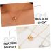 Anneome Ball Clavicle Chain Necklace Decor Locket Girl Neck Pendant Neck Jewelry Miss Alloy Accessories - Buy Online on GoSupps.com