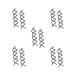 5 set 2 Pieces Women Spiral Hair Pin DIY Hair Style Metal Spin Clip Bun Stick Pick Twist Screw Hair Pins 5 set (black)