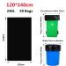 RTBQJ-AT Black Garbage Bags - 240L 50 Extra Large Strong & Durable for Home Garden & Office Use | International Shipping Available - Buy Online on GoSupps.com