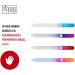 Nippes Glass Nail File Purple | 14 cm | Can be Used on Both Sides | Glass File for Nails | Nail File Glass | Glass File for Nails High Quality Lila - Buy Online on GoSupps.com
