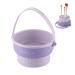 3 in1 Makeup brush cleaning bowl Silicone makeup brush cleaner mat makeup brush cleaning tool Organizer for Storage & Air Dry Powder Puffs and Sponges (purple)