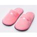 Buy Tianmao 5 Pairs Hotel Slippers - Coral Fleece Closed Toe Guest Slippers for Spa & Travel - Universal Size 28.5x11cm - Pink & Beige - Buy Online on GoSupps.com