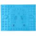 Foot Enclosure Mat with Rubber Spikes & Magnet - Stimulates Blood Circulation Portable TPE Mat for Home & Office (Blue) - International Shipping - Buy Online on GoSupps.com