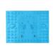 Verdant Touch Massage Acupressure Mat Magnetite Feet Massage Pad Acupressure Reflexology Mat for Women Blue