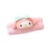Kawaii Soft Plush Headband for Women - Face Washing, Spa, Makeup - Pink and Yellow - Buy Online on GoSupps.com