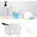 Leakproof Refillable Empty Keychain Travel Bottle Set 50ml - Portable Plastic Squeeze Containers for Hand Soap Transparent and Reusable - Ideal for Various Cosmetics and Spray heart shape - Buy Online on GoSupps.com