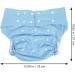 Buy Healeeved Adult Swimming Diapers - Reusable Cloth Diaper Pants for Seniors | Adjustable Zack Design in Sky Blue - Buy Online on GoSupps.com