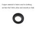 Hahiyo Grommets Eyelets 10mm Inside Diameter Carbon Steel Strong Shiny for Canvas Clothes Leather DIY Fabric Belt Purse Bag Shoe Tent Curtain Paper Projects Decoration Black 70Pcs 10mm-Black-70 Pcs 10mm-Black-70 Pcs - Buy Online on GoSupps.com
