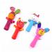 UPKOCH 2pcs Plush Hand Rattle Toys for Toddlers - Soft Stuffed Animal Rattles | Ideal Gift for Infants - Brown Color - Buy Online on GoSupps.com