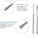 6PCS Stainless Steel Ear Spoon Set with PU Leather Case - Portable and Compact Ear Picking Tools - Buy Online on GoSupps.com
