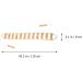 Handmade Wooden Massage Roller Rope - Portable Muscle Relief Tool for Back Waist Foot Neck & Leg | 1pc Trigger Point Design - Buy Online on GoSupps.com
