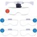 Head-Mounted Magnifier Five Pieces of Five Different Magnification Lenses Two LED Repair Inspection Magnifiers White 1.0X/1.5X/2.0X/2.5X/3.5X Made in China - Buy Online on GoSupps.com