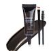 Eyebrow Tint Mascara Tinted Thick Eyebrow Mascara with 2 Brushes Waterproof Transfer Resistant Eyebrow Tinting Kit No Additives (black)