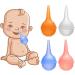 Food Grade Reusable Nasal Aspirator & Ear Syringe for Baby Toddlers & Adults - 3 Pack, Assorted Colors | Easy to Clean & Dishwasher Safe - Buy Online on GoSupps.com