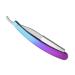 Colorful Manual Shaving Straight Razors Single Edge Blades Foldable Stainless Hair Removal Beard Face Underarm Body Groomers Eyebrow Trimmers Barber Razors Moustache Beard Removal (Color : TD106CHB-2