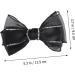 FRCOLOR Hair Fabric Butterfly Hair Clip hair bows girls hair clip women hair bow Women Cute Hair Clips black bows decor hair barrette s Miss South Korea Black - Buy Online on GoSupps.com