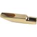 Jazz Alto Saxophone Mouthpiece - 3-in-1 Gold Metal Set with Cap Patches Ligatures & Cushions for Alto Saxophone - International Shipping Available - Buy Online on GoSupps.com