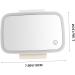 Beaupretty 1Pc car vanity mirror visor mirror automobile sun visor vanity mirror travel make up mirror car interior rearview mirror aluminum mirror Miss white clip-on mirror chargeable - Buy Online on GoSupps.com