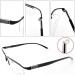Qdragvoi Vintage Glasses Replacement Brackets - Universal Black Metal-Plastic Arms for Enhanced Durability - Buy Online on GoSupps.com