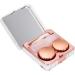 Test Portable Marble Surface Mirror - Square Soaking Contact Lens Container in Rose Gold | Esteem Pupilentes - Buy Online on GoSupps.com