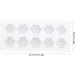 OSALADI 2 Sets 10 Egg Trays Deviled Egg Holder Egg Holder for Fridge Blank Egg Cartons Filling Shelf - Buy Online on GoSupps.com