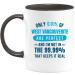 quotedazur - Mug Only 0.01 Percent of West Vancouverite are Perfect I'm Not in The 99.99 Percent That Keeps It Real - Coffee/Tea Cup A West Vancouverite - Funny Gift Birthday Christmas Move Black Ceramic