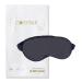 CosySilk Silk Sleep Mask (Black)- for Full Night's Sleep Trave & Nap Premium 22M Mulberry Silk Eye Mask with Adjustable Strap for Side Sleeper Blackout Eye Mask for Sleeping for Women and Men