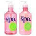 Kerasys Scalp Spa Silicone Free Weakly Acidic AHA Fresh Floral 25.36 fl oz / 750 ml (Shampoo + Conditioner Set)