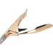 Acrylic False Nail Clippers Nail Tip Cutter U Shape DIY Trimming Stainless Steel Portable Nail Tip Groomer for Salon Home (Gold Stand and White Flip) - Buy Online on GoSupps.com