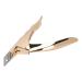 Nail Clippers Stainless Steel Wide Application Nail Clippers DIY Professional for Salon (Gold)