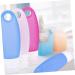 FRCOLOR Liquid Pumping Bottle Makeup Remover Dispenser silicone containers Dispenser Bottle Empty Squeeze shampoo for women silicone squeeze bottle travel red white blue Bottled - Buy Online on GoSupps.com