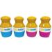 QUAD BBPP Solar Buddies Refillable Roll On Sponge Applicator For Kids Adults Families Travel Size Holds 100ml Travel Friendly for Sunscreen Suncream and Lotion