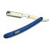 CS-101 Blue Stainless Steel Professional Barber Straight Edge Razor | 15 Astra Blades Included - Premium Quality & International Shipping - Buy Online on GoSupps.com