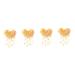Healeved 4pcs 1 Nail Art Polymer Clay Polymer Clay Beads Sticker for Nails Diy Nail Art Decoration Nail Jewelry Polymer Sprinkles Phone Cases Nails Stickers Nail Stickers Cosmetic