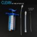 BriskMore Tubeless Sealant Injector 100cc Capacity for Bike Tires - Easy to Use & Clean, 2 Tube Options - No Tubes Sealant Compatible - Buy Online on GoSupps.com