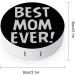 Best Mom Ever Round Case For Contact Lens Kit Storage Box with Mirror Printed - Buy Online on GoSupps.com